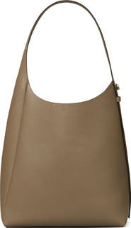 Tory Burch Romy Pebble Leather Hobo Bag