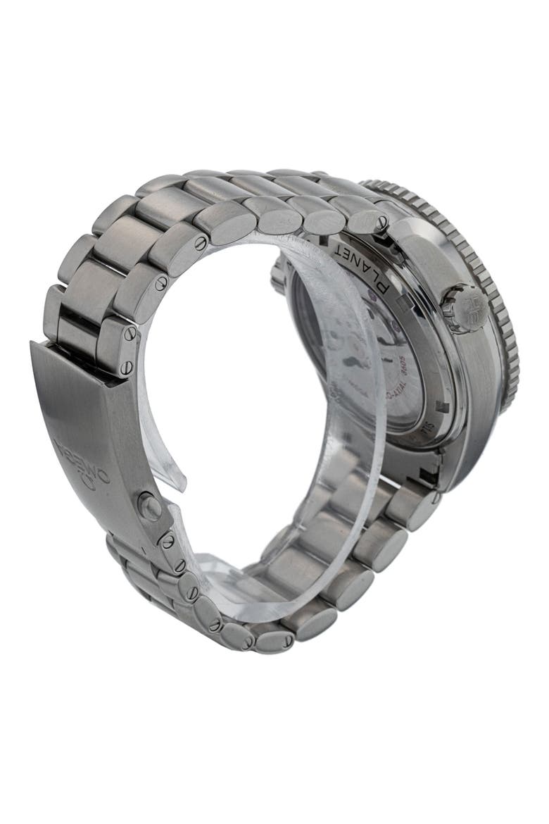 Omega Preowned 2020 Planet Ocean Bracelet Watch, 44mm, Alternate, color, BLACK