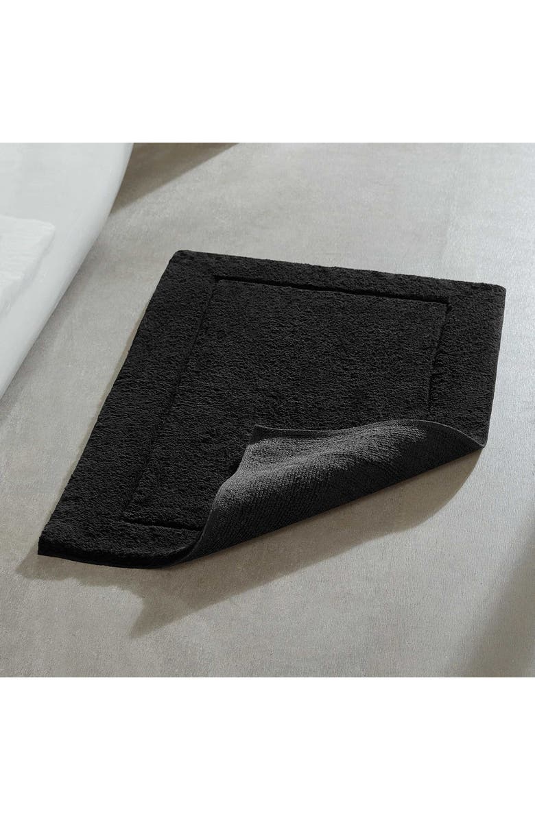 Calvin Klein Essence Solid Bath Mat, Alternate, color, Black