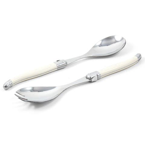 Salad Serving Set in Wooden Box
