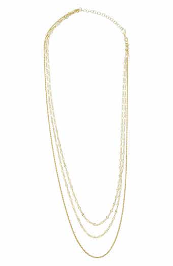 Multi Strand Sterling Silver Necklace