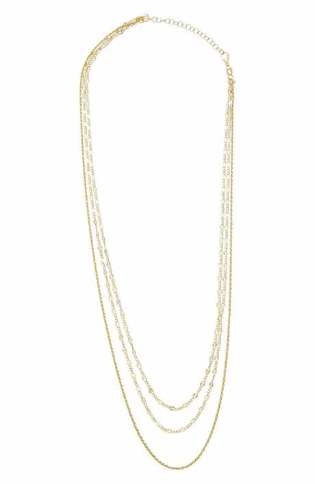 Multi Strand Sterling Silver Necklace