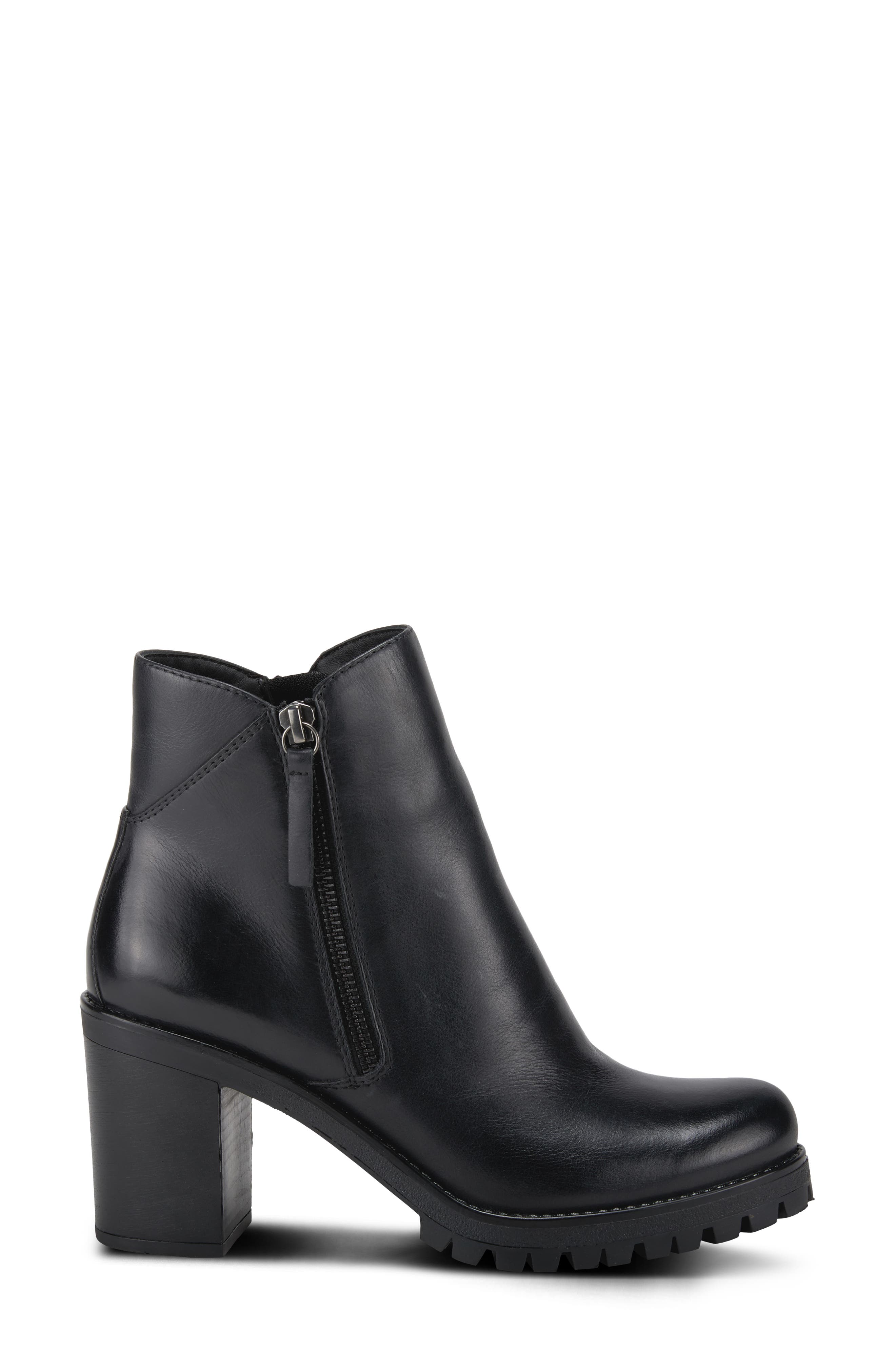 Spring Step Dealey Bootie, Alternate, color, Black Leather