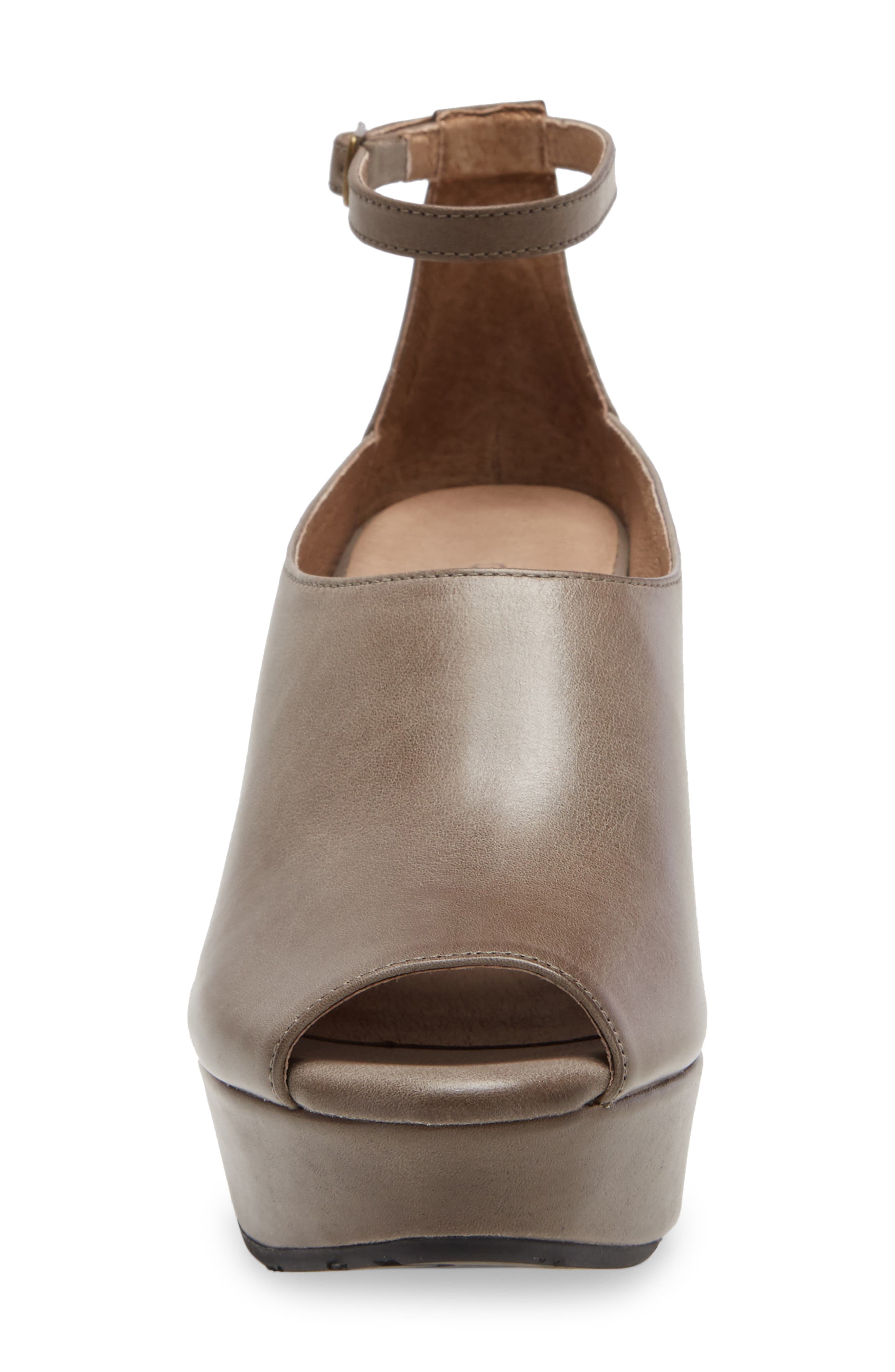 Chocolat Blu Walter Ankle Strap Wedge Sandal, Alternate, color, 