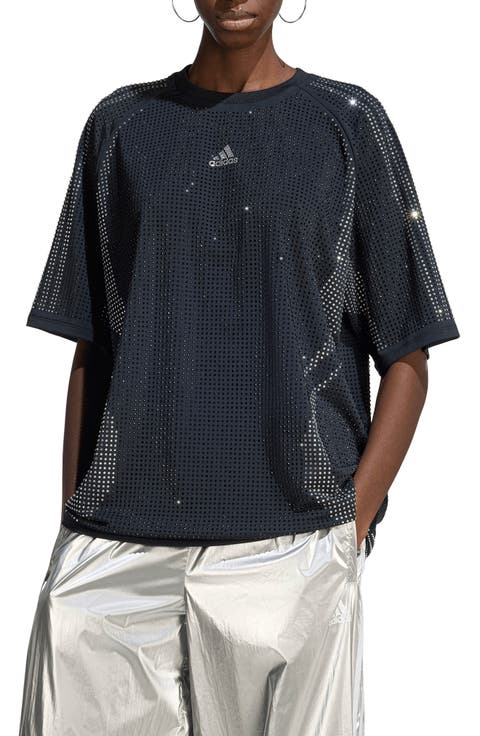 Teamgeist Oversize Rhinestone T-Shirt