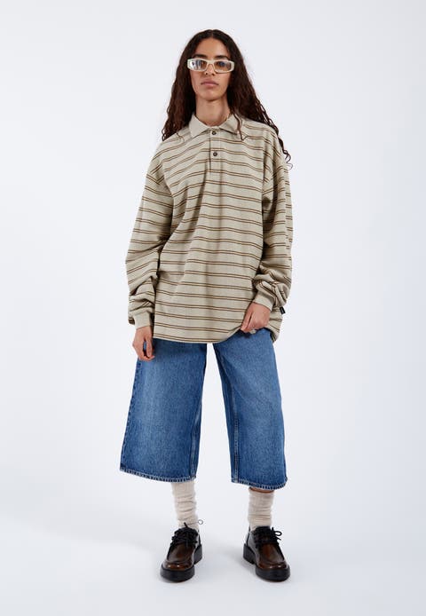 Dace Mid Wide Capri Jeans