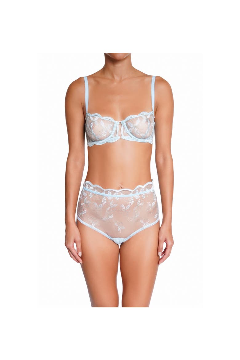 Lettre d'Amour Underwire Bra, Alternate, color, Sky