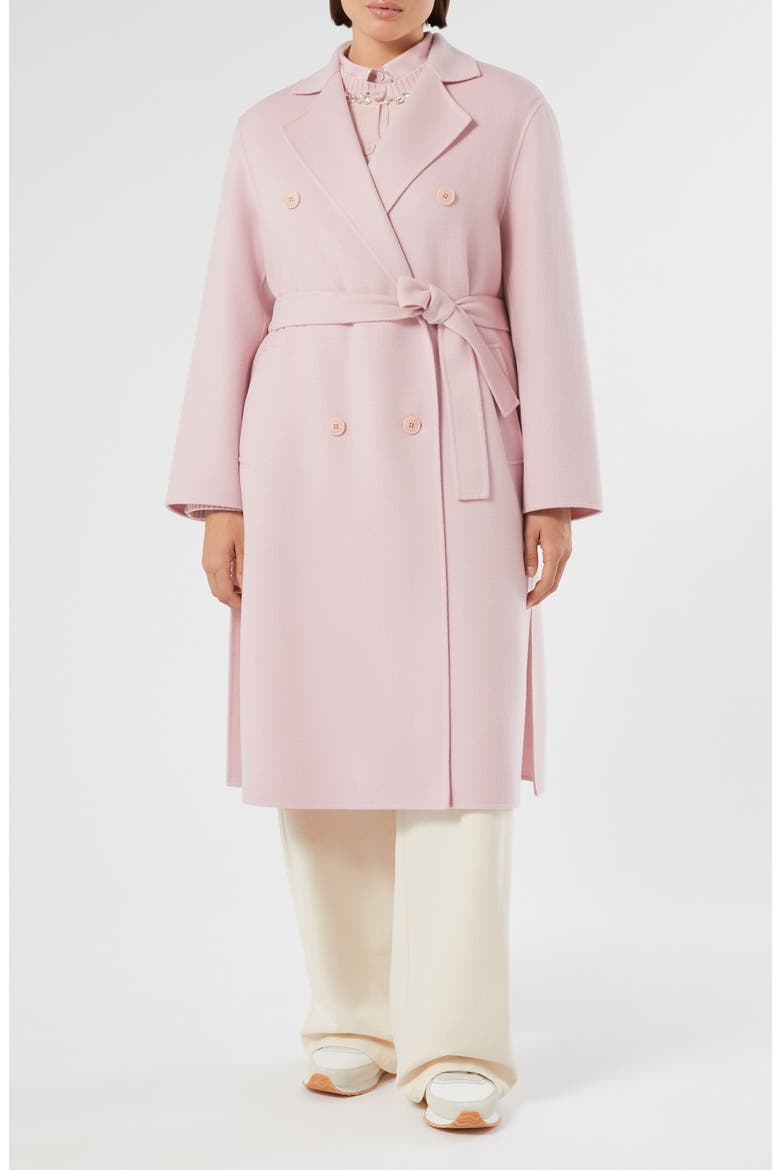 Mrs. Zampa Virgin Wool Blend Coat, Main, color, PINK