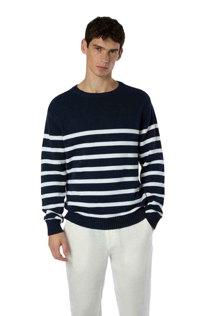 Onia Cotton Boatneck Sweater, Alternate, color, 