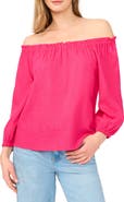 Vince Camuto Off the Shoulder Puff Sleeve Top