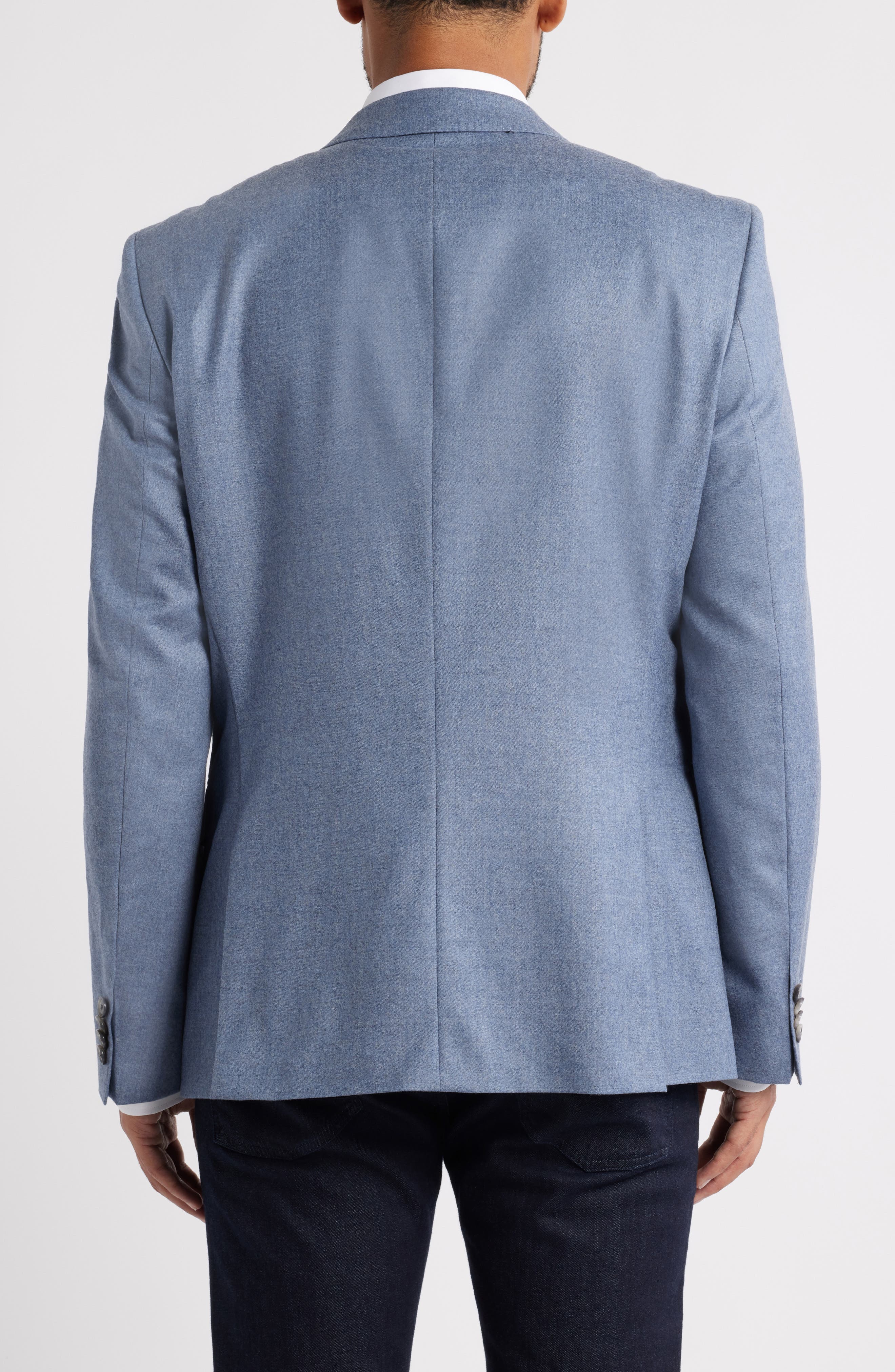 Huge Trim Fit Wool Melange Sport Coat - image 4