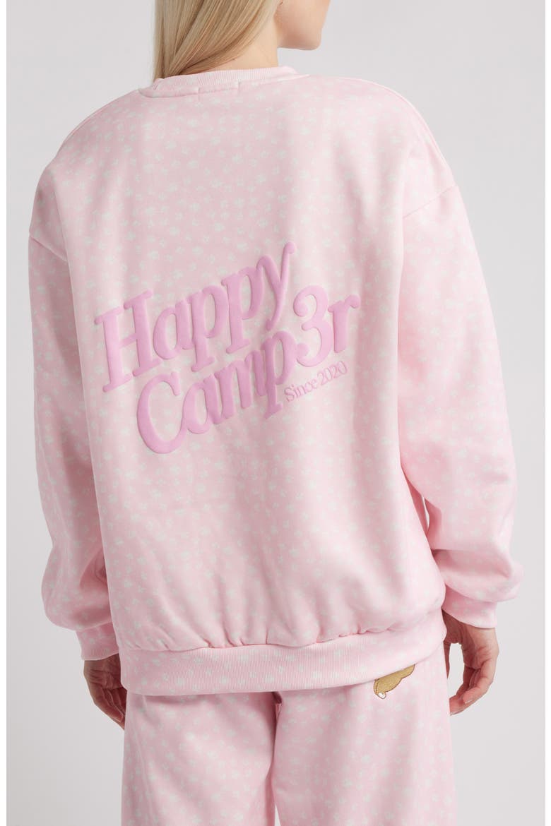 Angel Bear Embroidered Crewneck Sweatshirt, Alternate, color, BABY PINK
