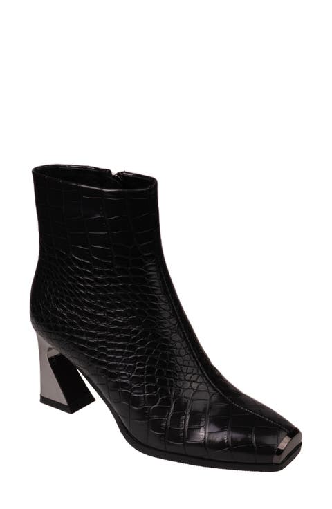 Lima Croc Embossed Boot (Women)
