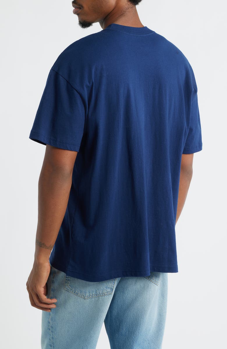 The Forecast Agency Hidden Paradise Cotton Graphic T-Shirt, Alternate, color, Navy