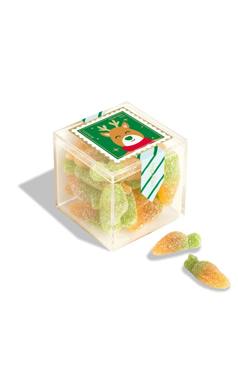 sugarfina Reindeer Carrots Set of 4 Candy Cubes, Alternate, color,