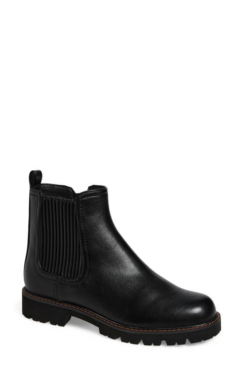 Farley Faux Leather Chelsea Boot