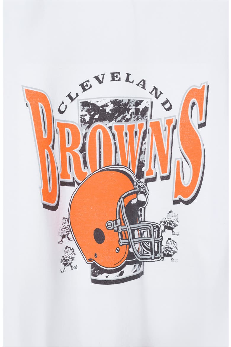 Cleveland Browns Conversion Graphic Sweatshirt, Alternate, color, WHITE
