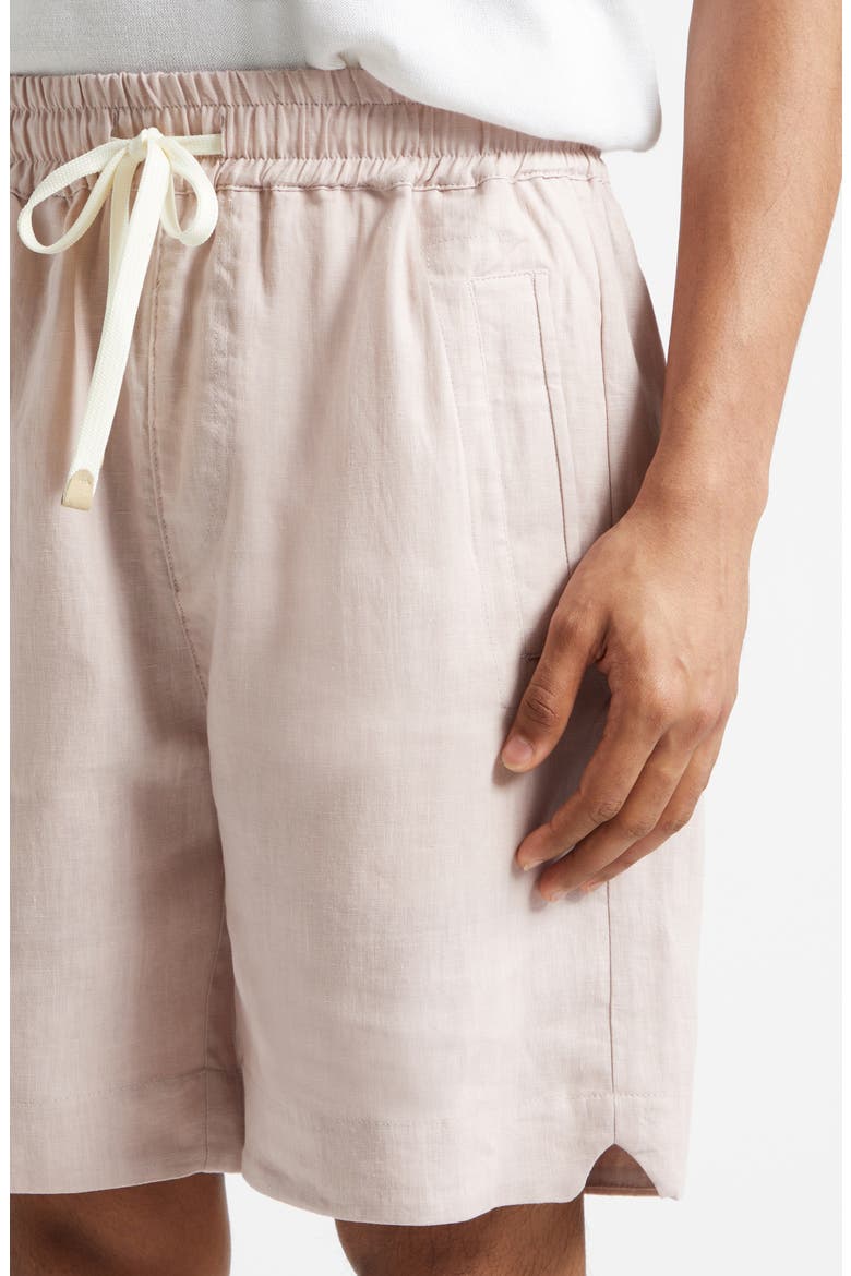 Linen Shorts, Alternate, color, 26 DUSTY PINK