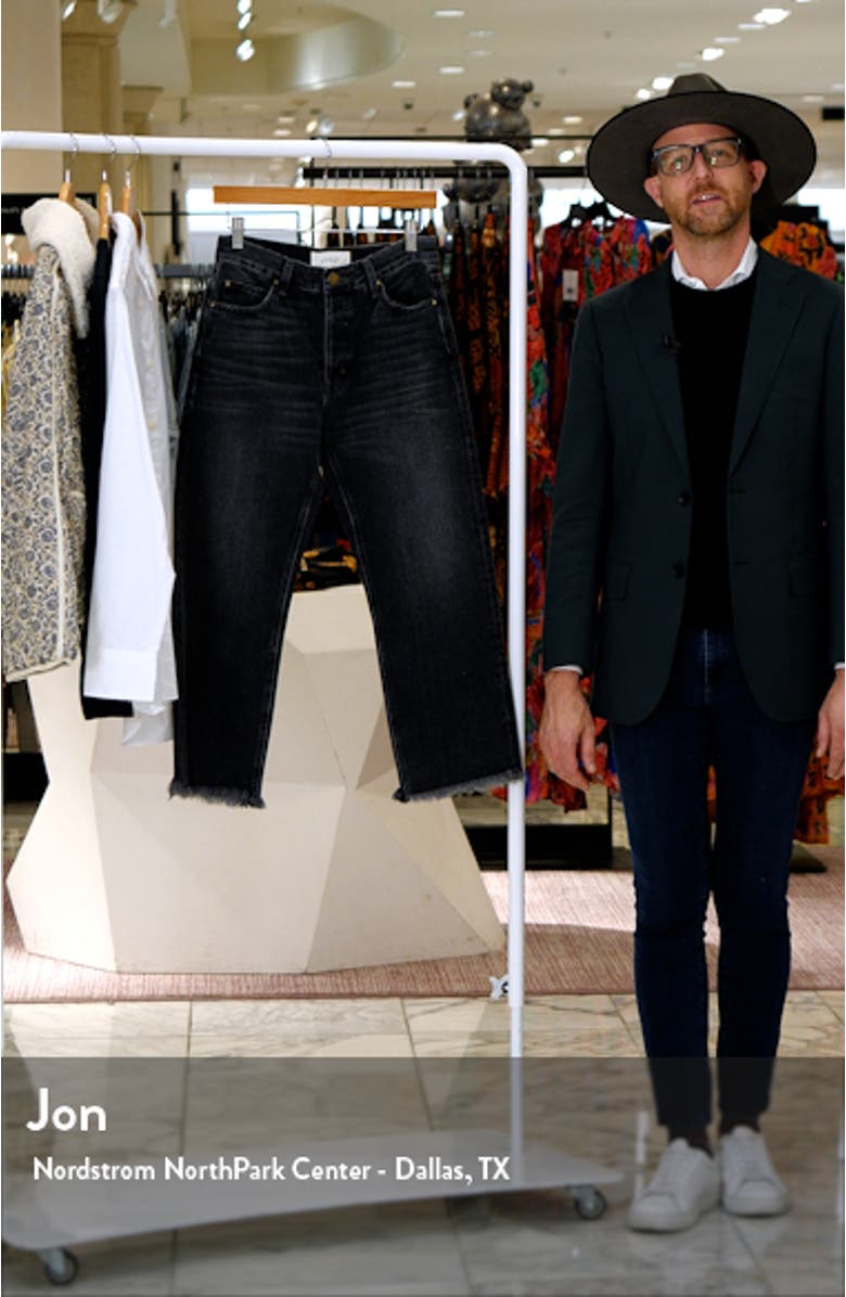 The Wayne Fringe Hem Nonstretch Jeans, sales video thumbnail