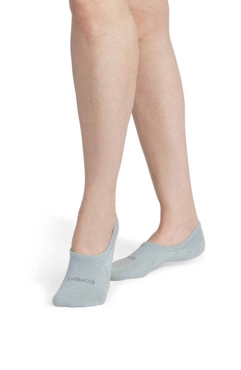Bombas Lightweight No-Show Socks, Main, color, Misty Sky