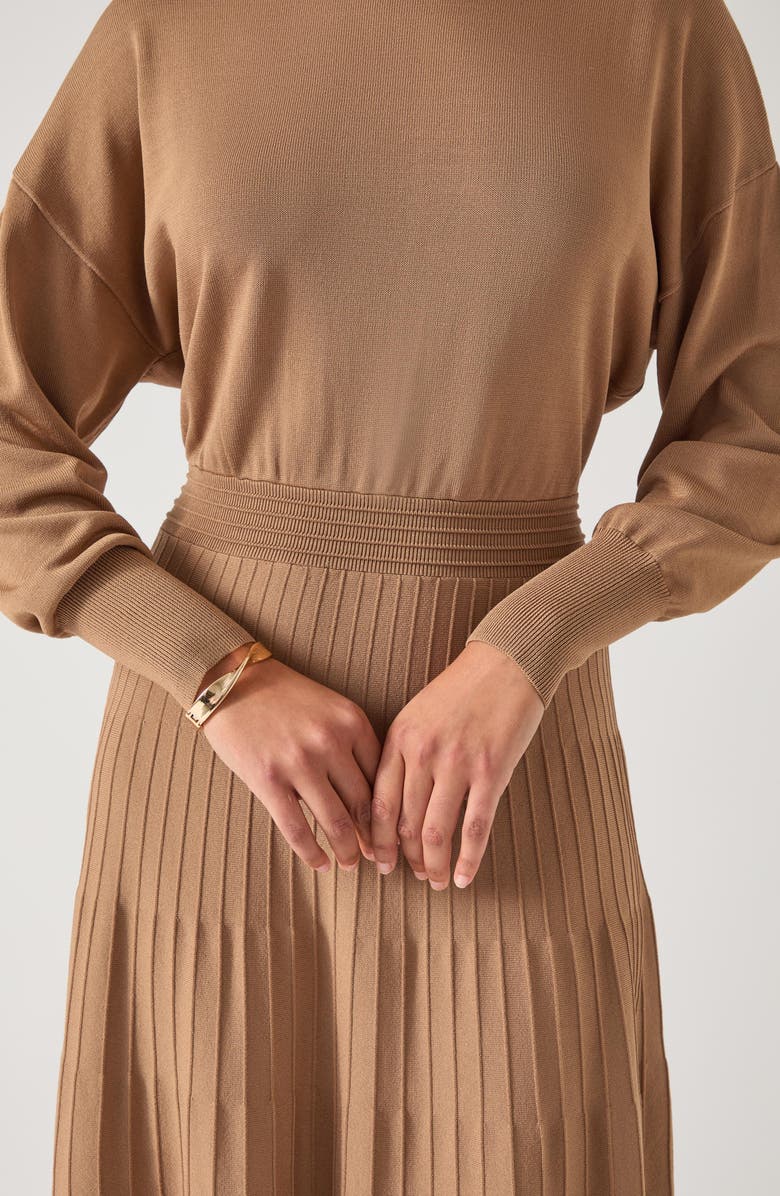 LK Bennett Blakely Long Sleeve Sweater Dress, Alternate, color, 