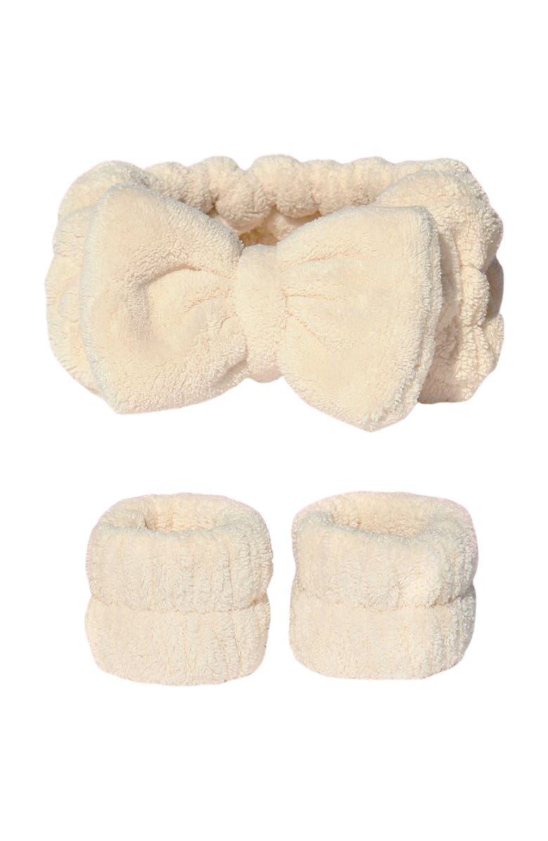 SLEEKE HAIR Let it Drip Headband and Wristbands, Main, color, Sand