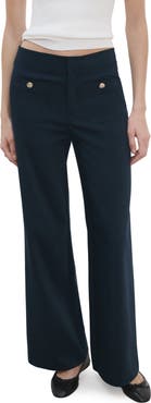 MANGO Flare Leg Pants