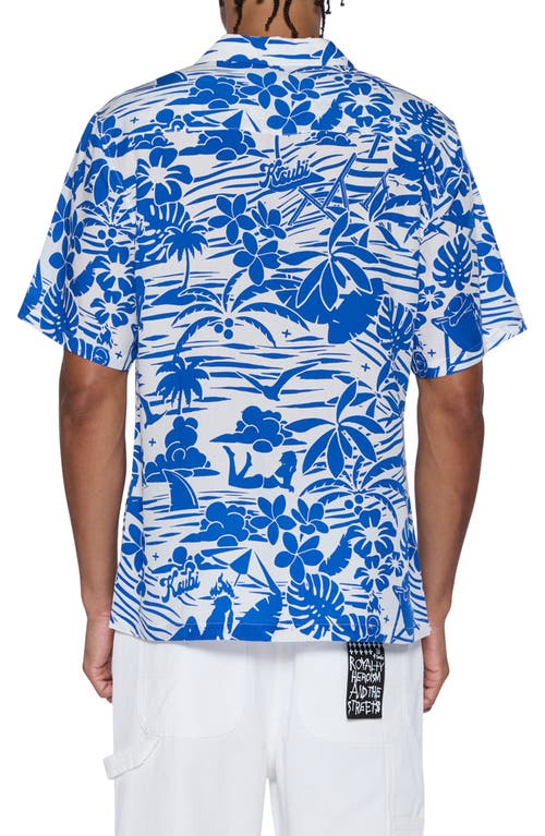 Ksubi Lagoon Print Camp Shirt In Multi