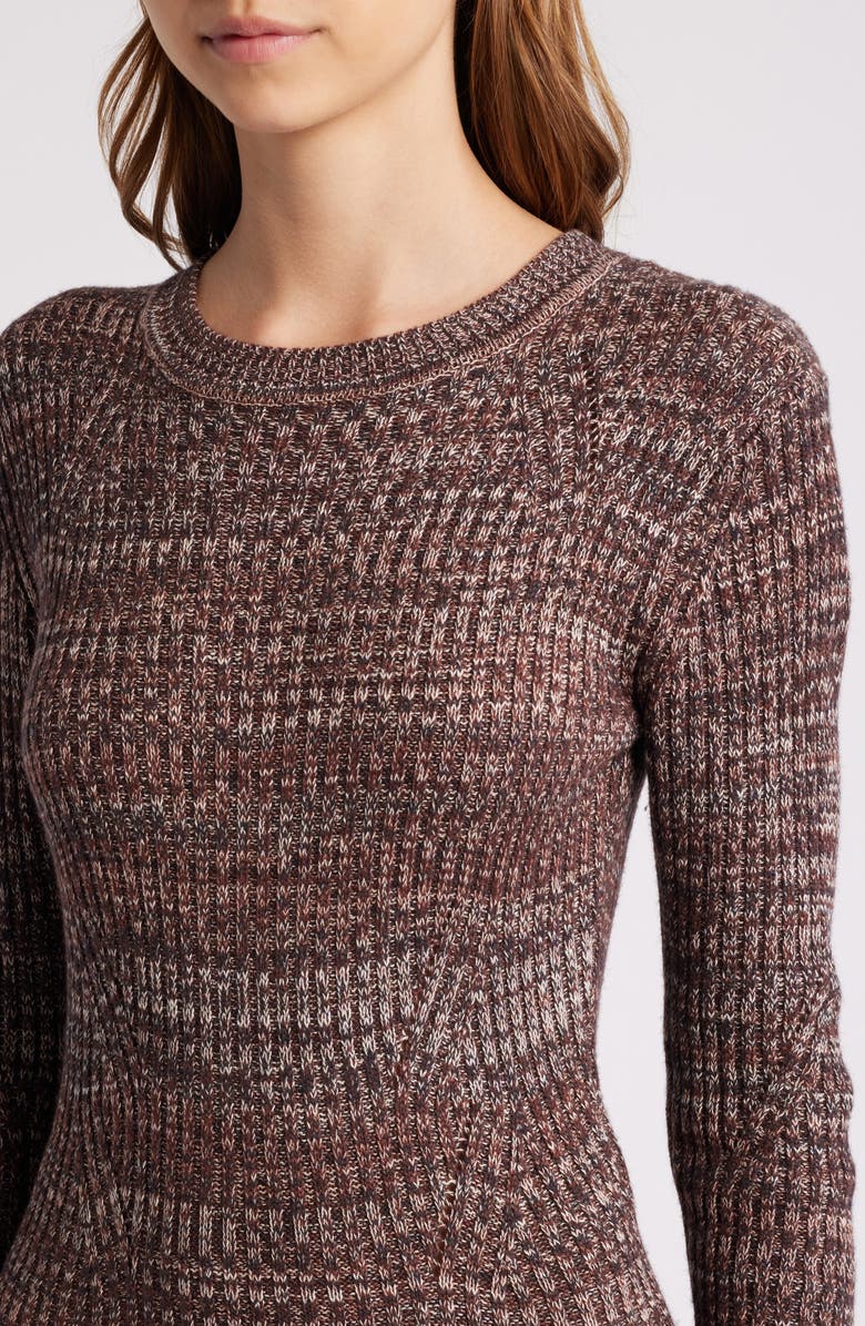 SESSÙN Tammi Long Sleee Rib Maxi Dress, Alternate, color, 