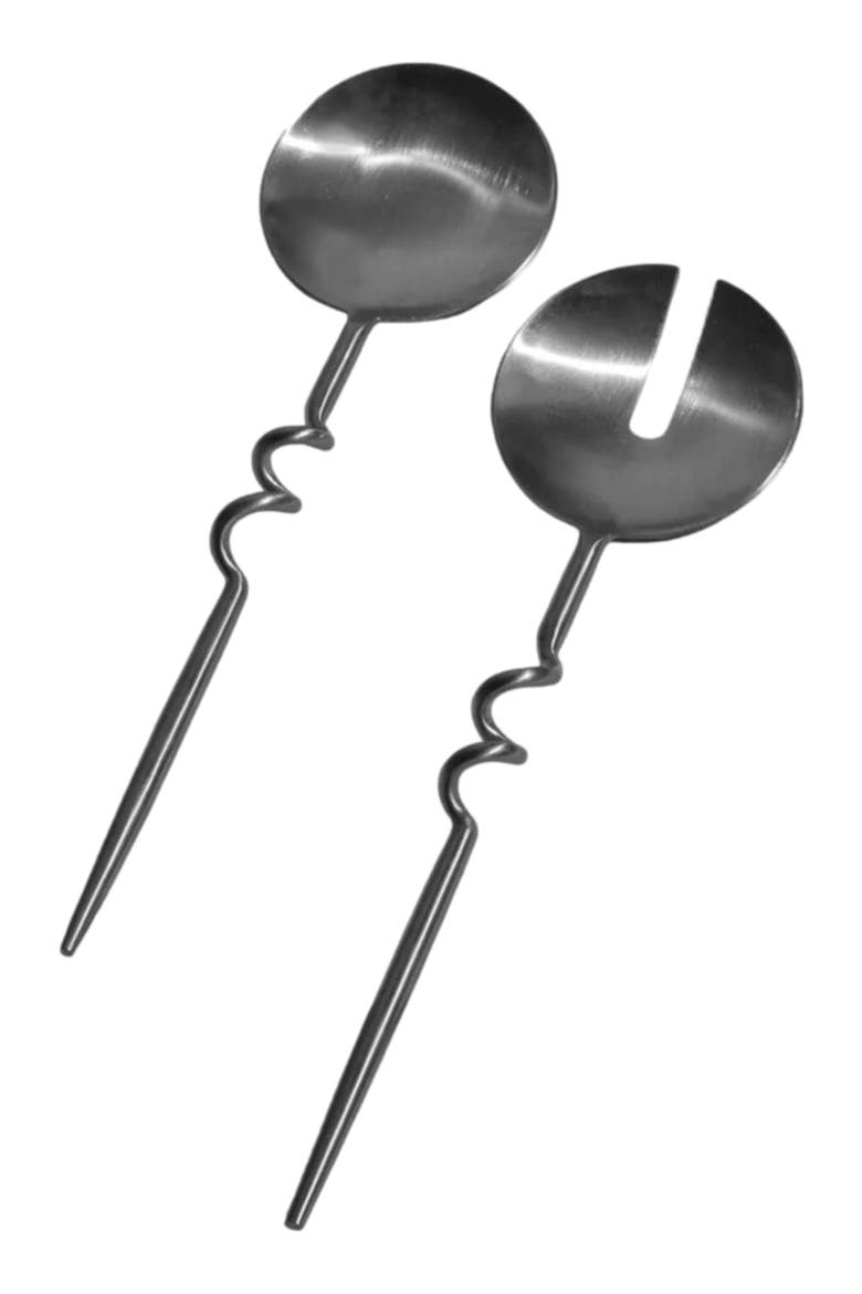 Elisa Servers - Set of 2, Main, color, Silver