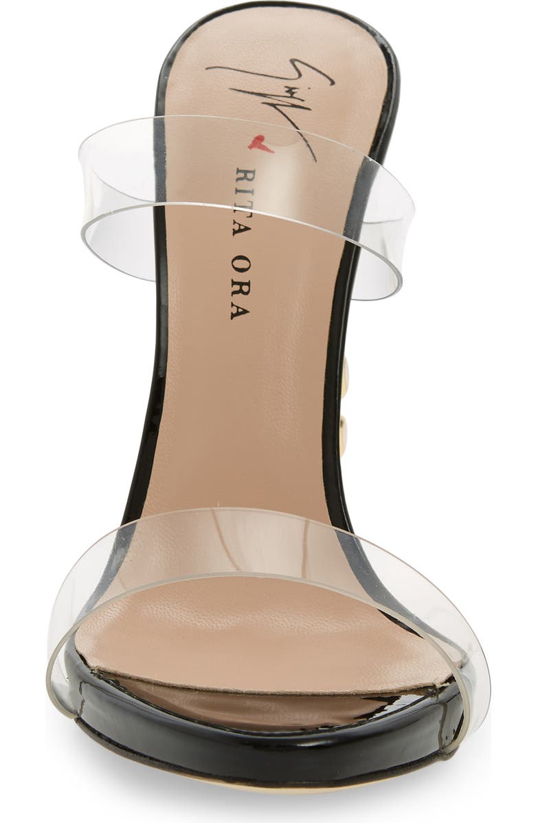Giuseppe Zanotti x Rita Ora Transparent Strap Sandal, Alternate, color,