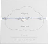 Estella Bartlett Louise Heart & Flower Beaded Slide Bracelet
