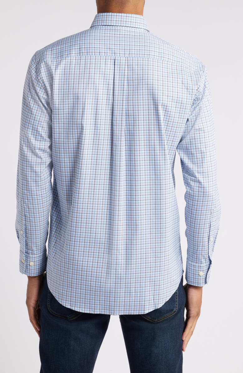 Peter Millar Albert Crown Lite Check Performance Button-Down Shirt, Alternate, color,