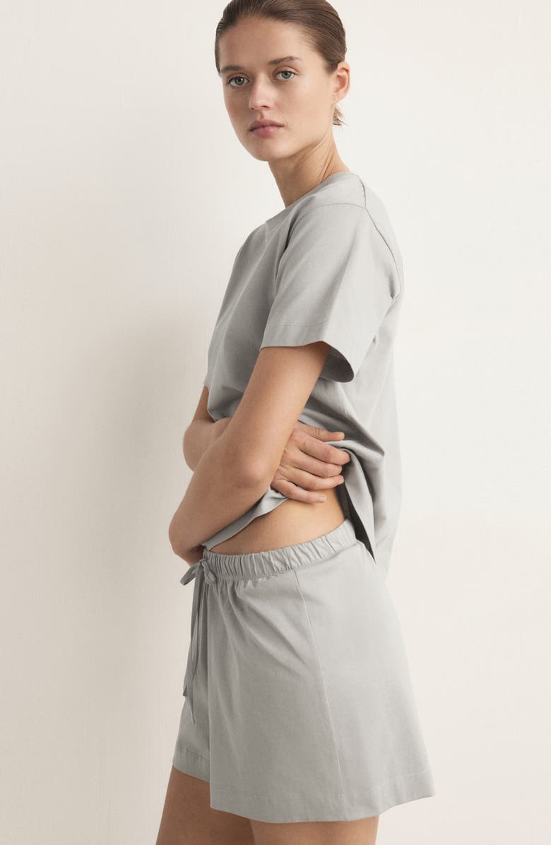 MANGO Short Pajamas, Alternate, color, Grey