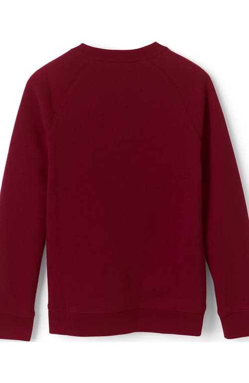LANDS' END LANDS' END SCHOOL UNIFORM KIDS CREW SWEATSHIRT