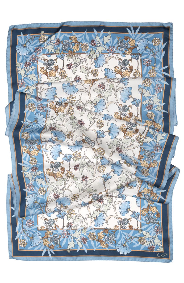 Elizabetta Ofelia - Long Silk Scarf for Women, Alternate, color, Blue