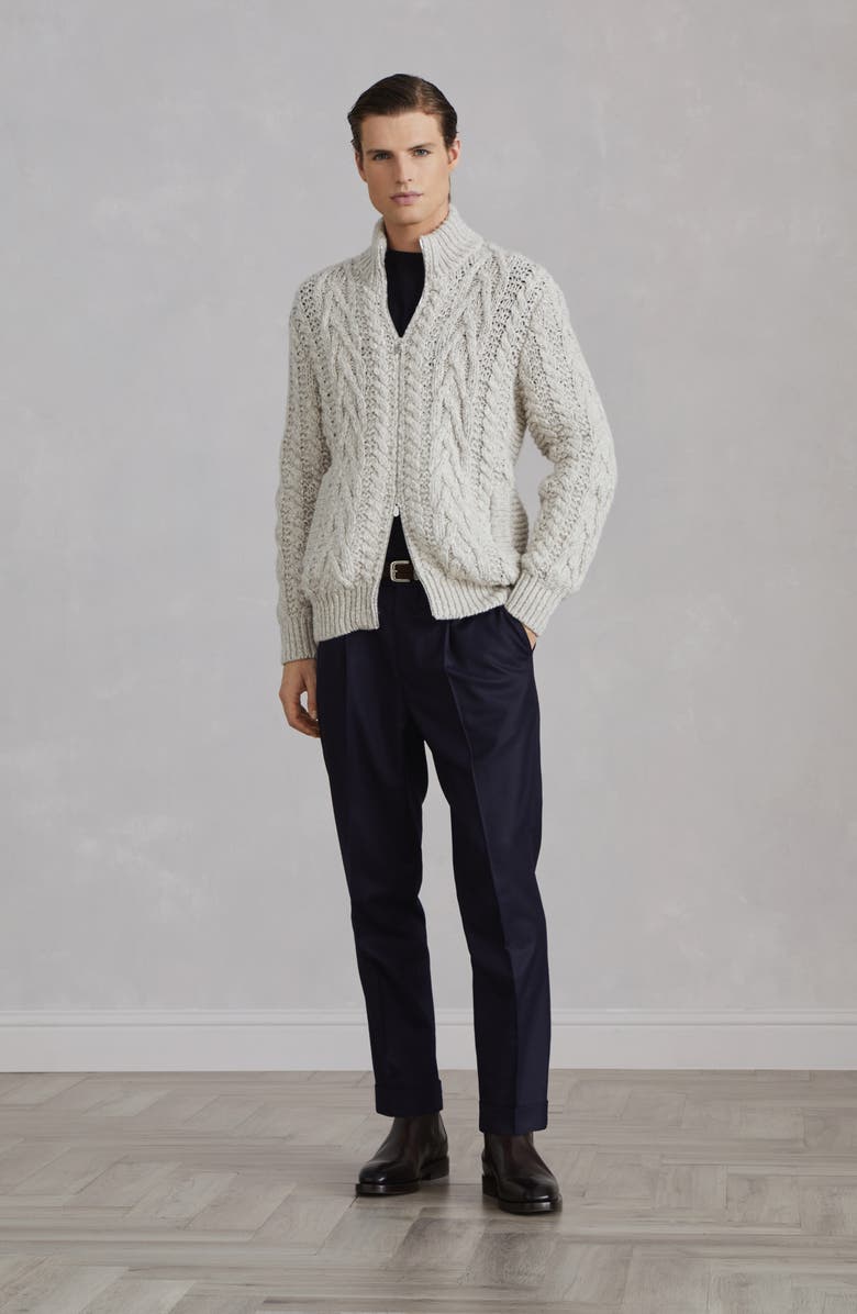 Brunello Cucinelli Cable knit cardigan, Alternate, color, 