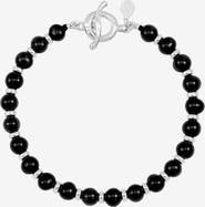 Dower & Hall Men's Pearl Halo Bracelet