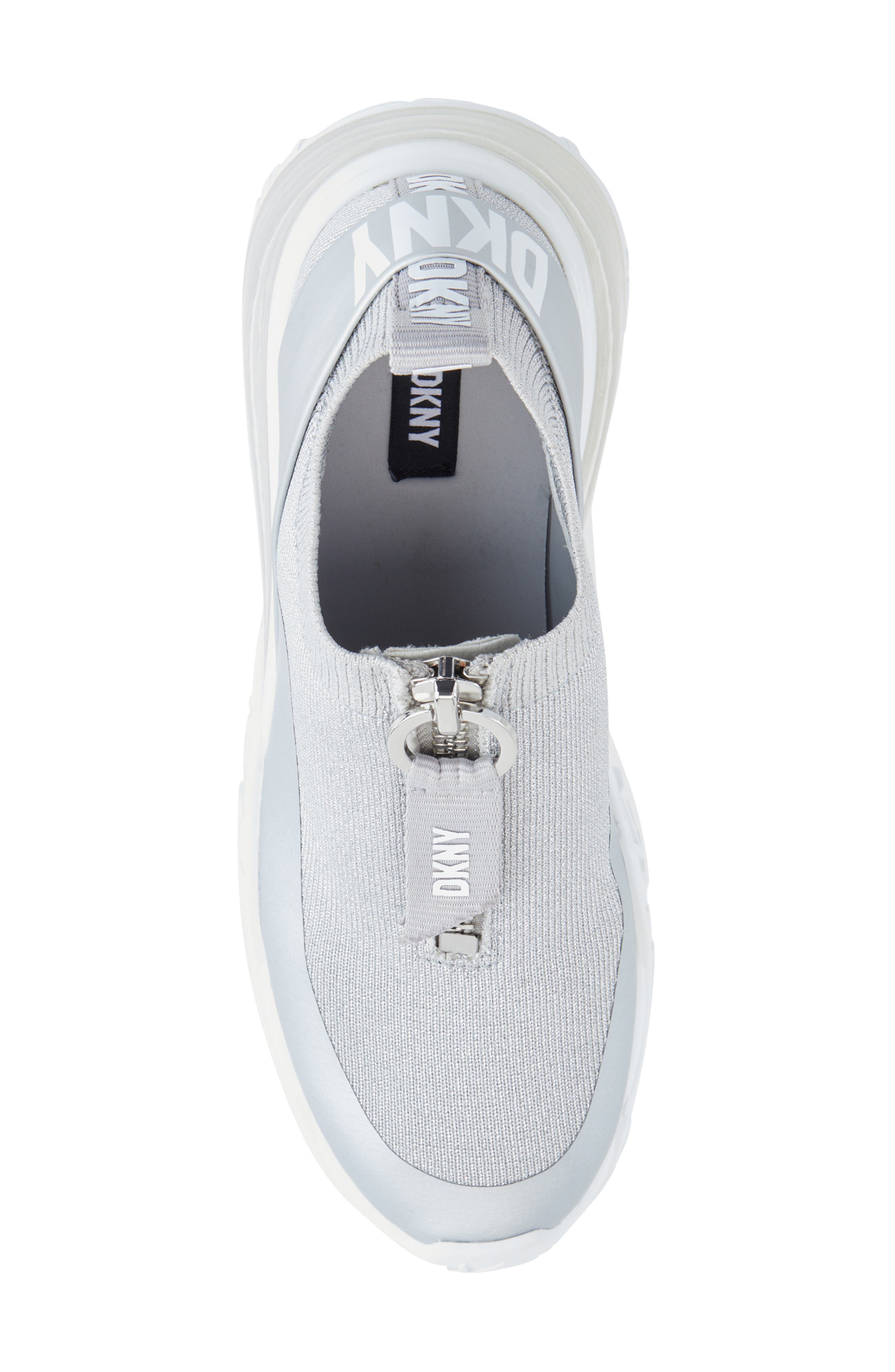 DKNY Kadia Zip-Up Sneaker, Alternate, color, 