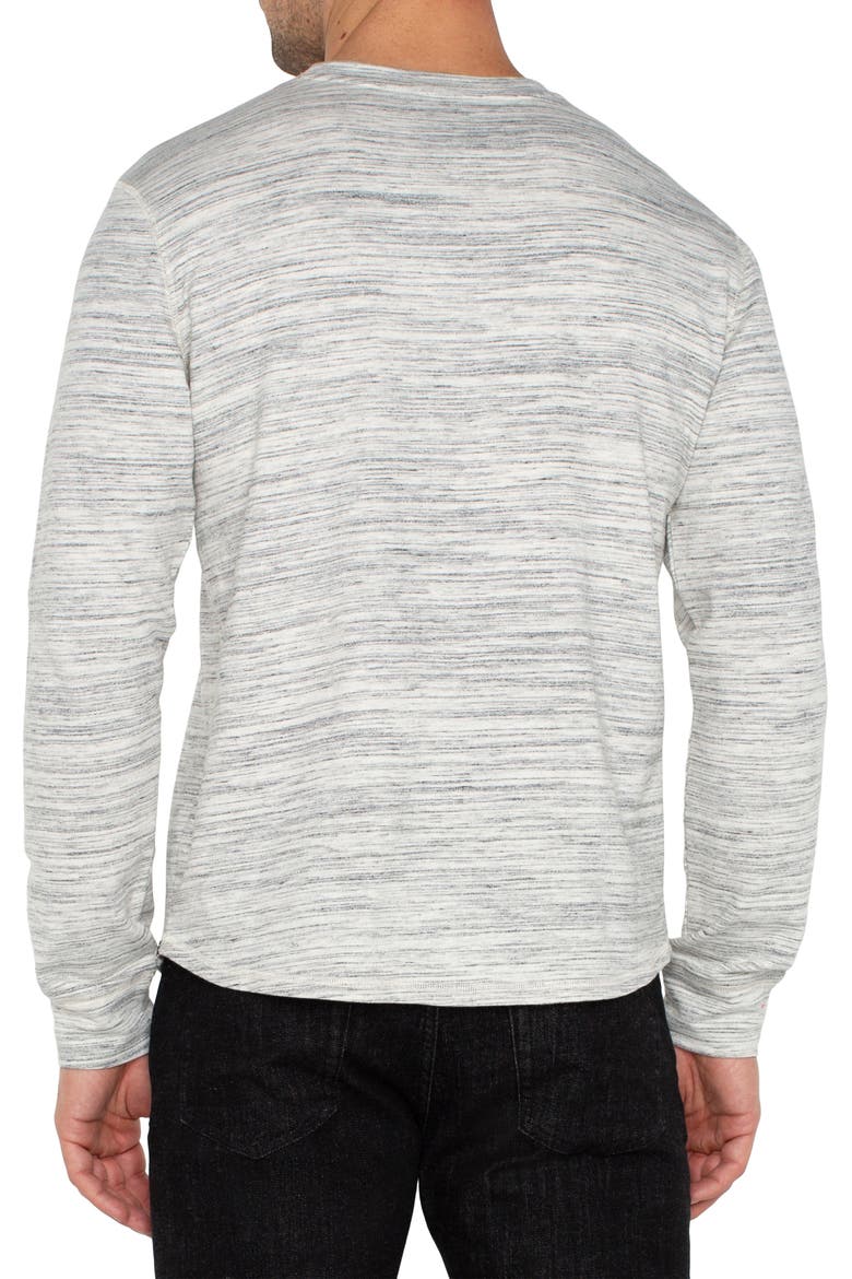 Space Dye Long Sleeve T-Shirt, Alternate, color, GRY/WHT ML