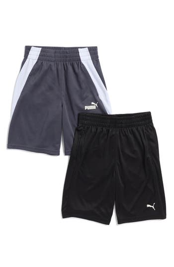 Puma Kids' 2-pack Mesh & Interlock Active Shorts