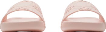 BURBERRY Embossed Check Dive サンダル Burberry Dive Embossed Check Pool Slide Sandal (Women