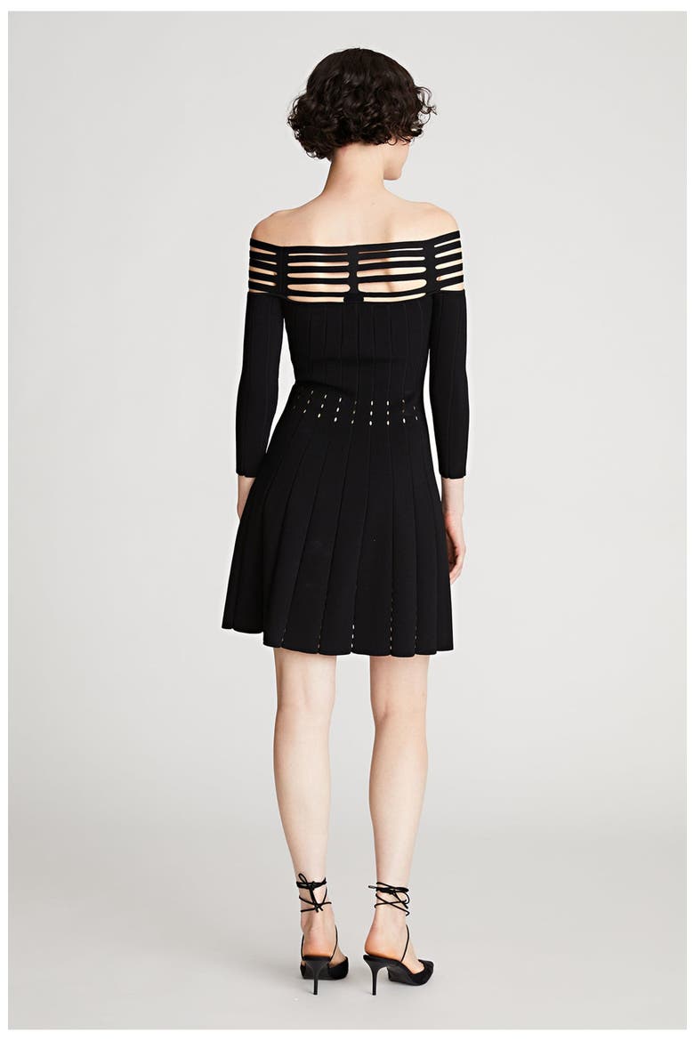 Heather Dress In Matte Viscose, Alternate, color, Black
