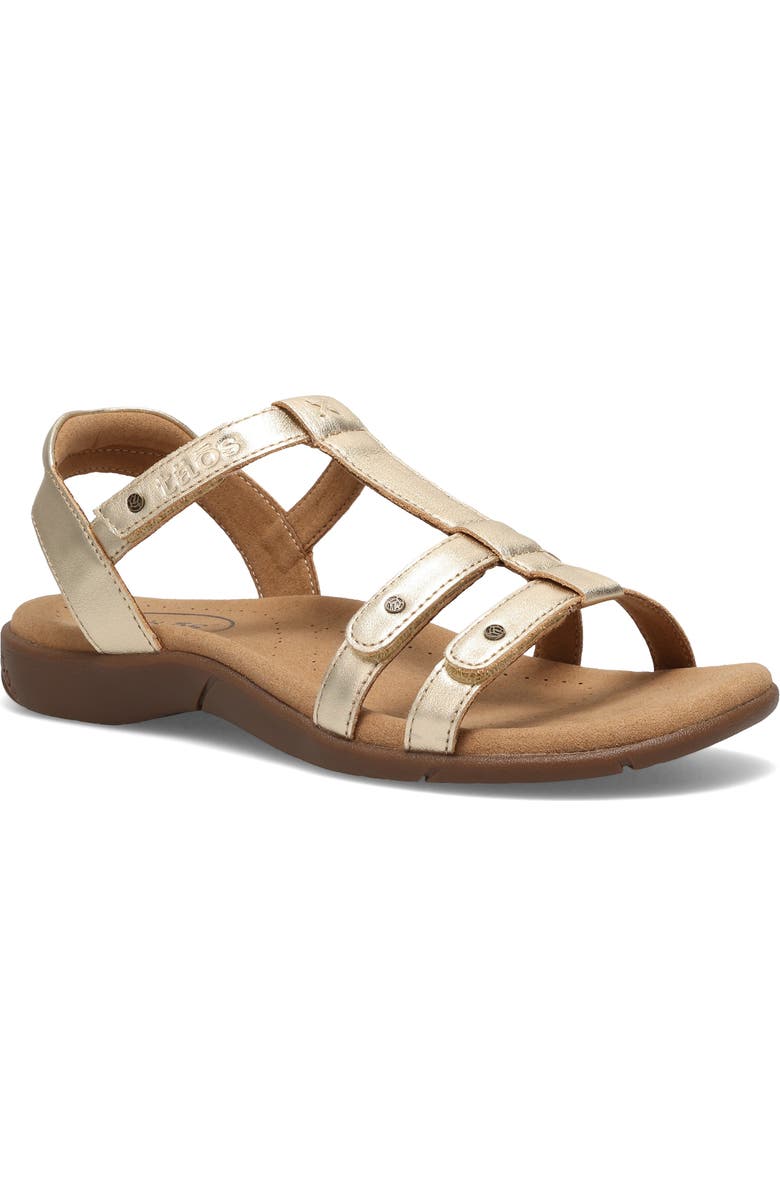Taos Trophy 2 Sandal, Main, color, Gold