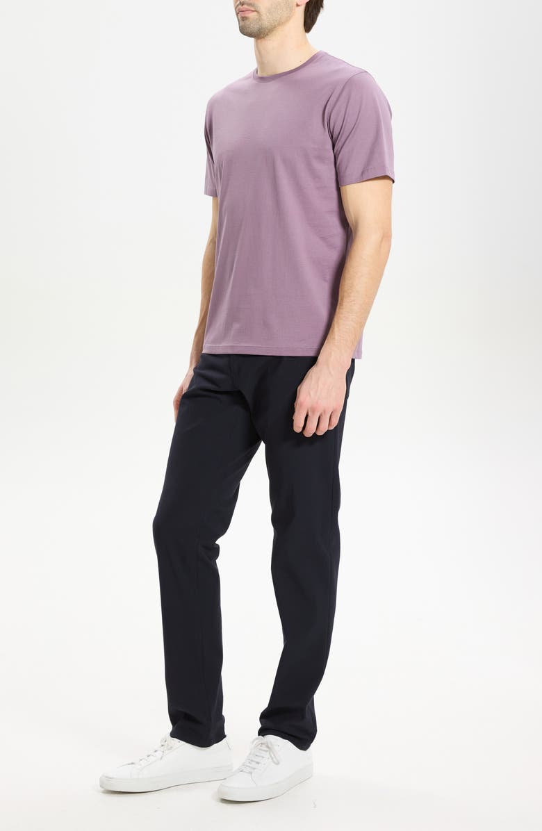 Theory Precise Cotton T-Shirt, Alternate, color, Purple Storm