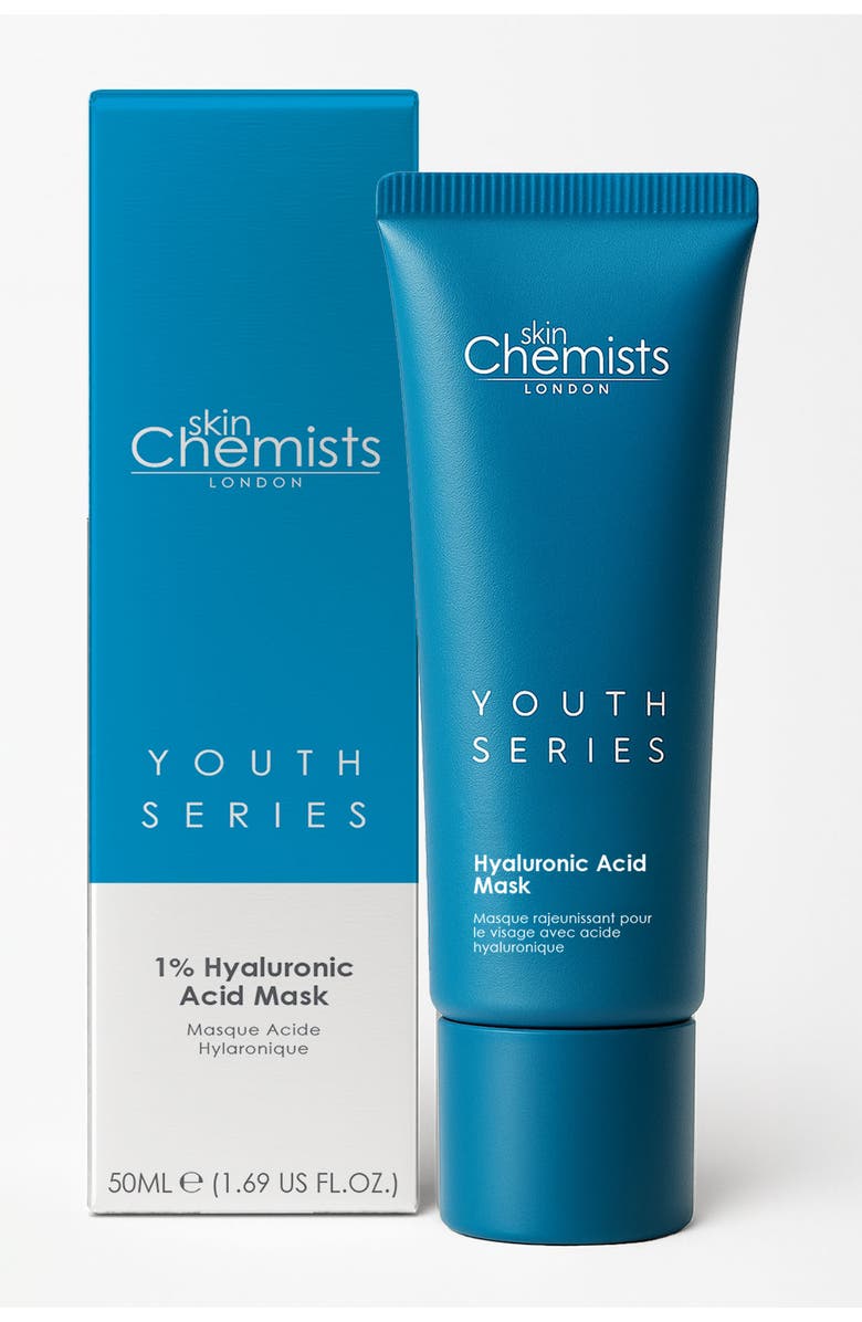 SKINCHEMISTS Youth Series 1% Hyaluronic Acid Mask 50ml, Alternate, color, White