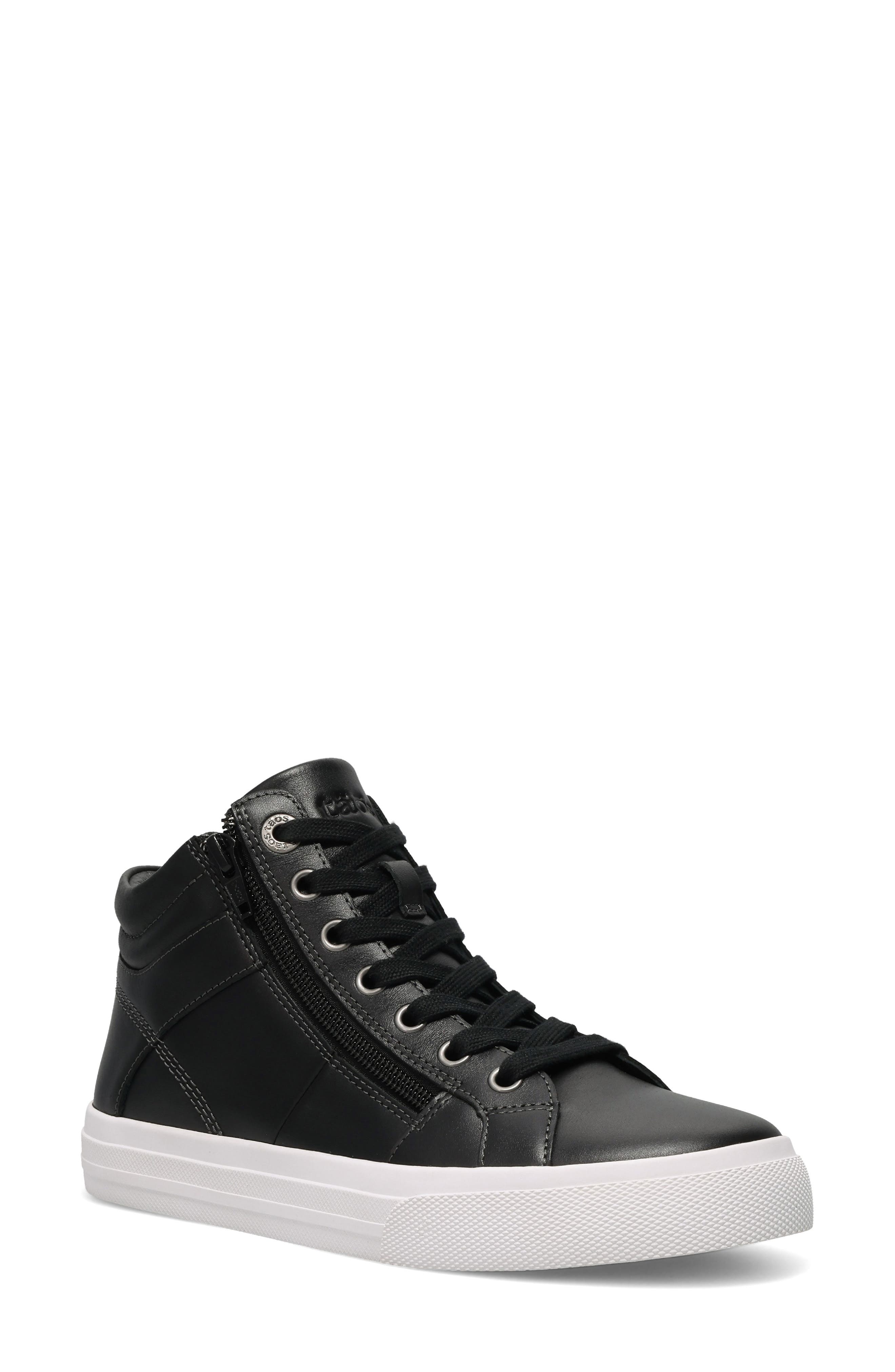 Taos Winner High Top Sneaker, Main, color, Black/ White