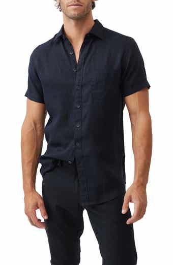 Rodd & Gunn Palm Beach Sports Fit Short Sleeve Linen Button-Up Shirt