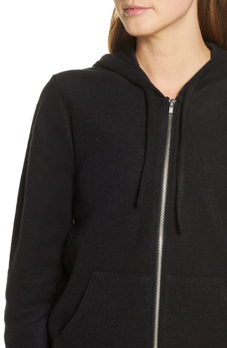 BELLA+CANVAS Sueded Fleece Zip Hoodie, Alternate, color, 