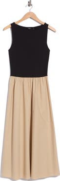 Theory Mixed Media Maxi Dress